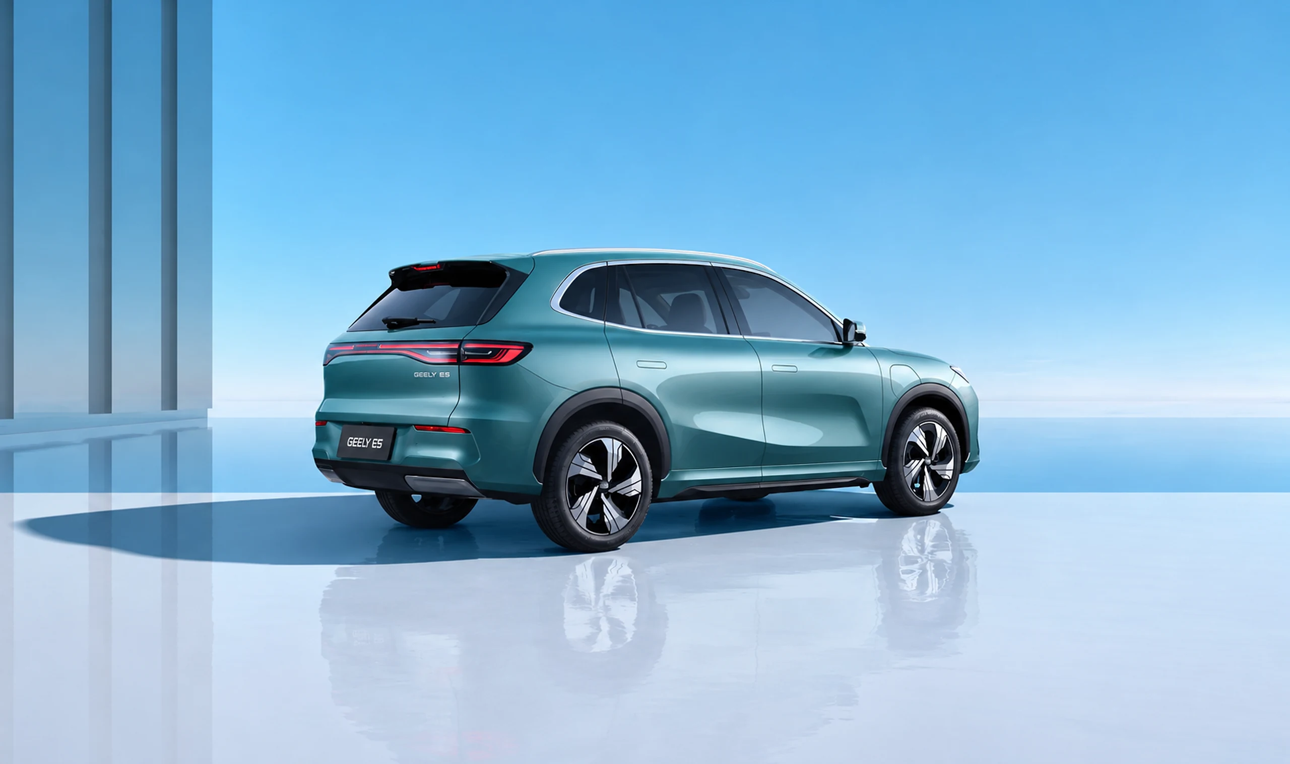 Geely EX5 dengan desain SUV listrik modern
